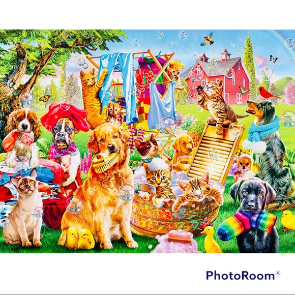 🐶 500 PIECE ADORABLE PETS JIGSAW PUZZLE 🐶 - Picture 2 of 5